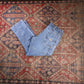 Wrangler W36 L29 Carpenter Classic Ripped Style Blue Denim Jeans