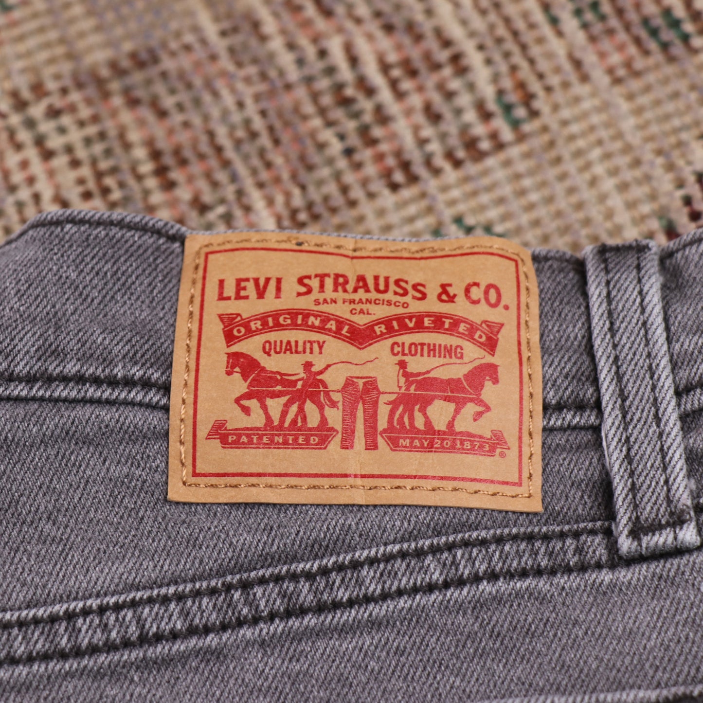 Levi's 501 W30 L26 Original Fit Grey Denim Jeans
