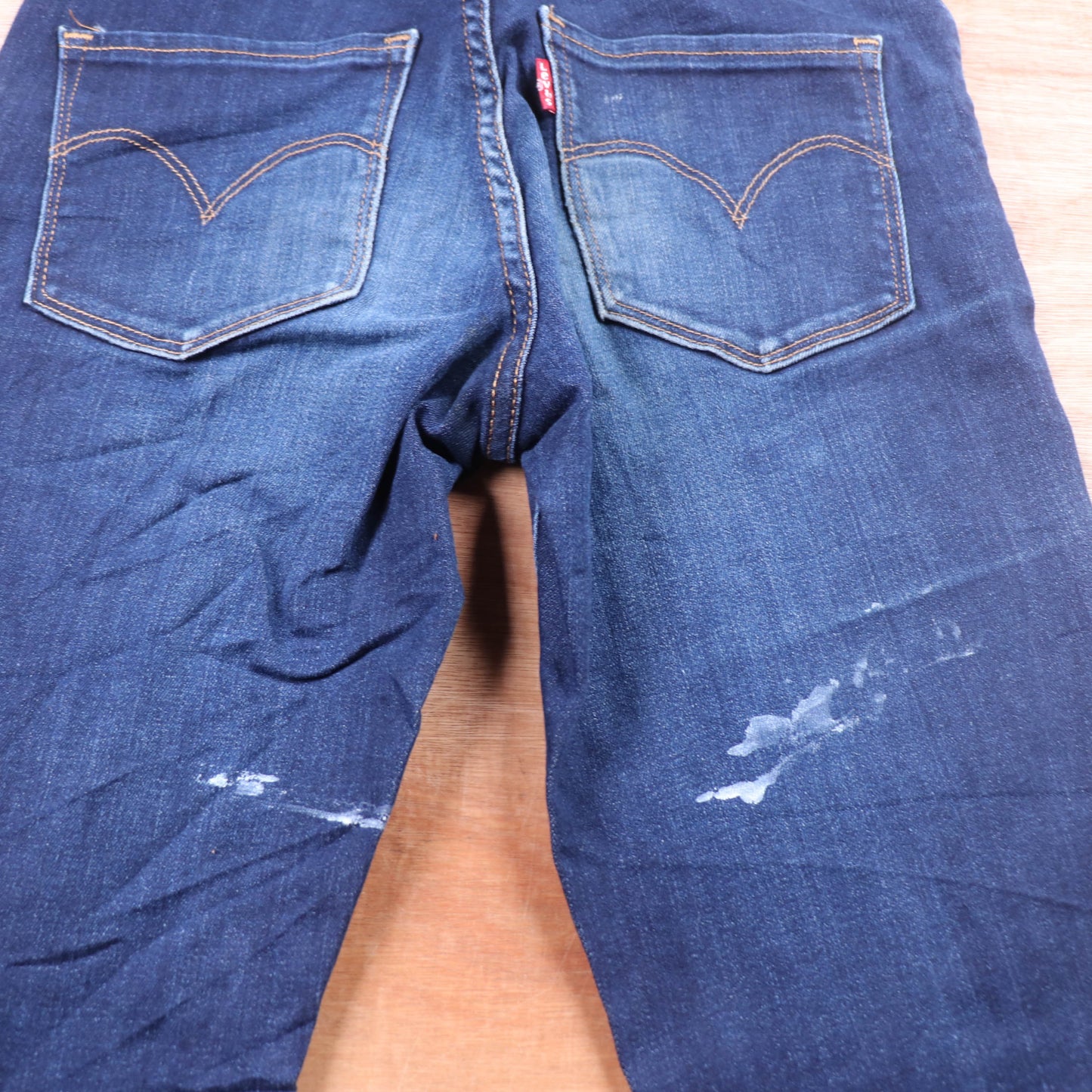 Levi's 312 Red Tab W28 L29 Skinny Blue Denim Jeans