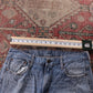Levi's 501 Red Tab W30 L28 Original Fit Classic Ripped Style Blue Denim Jeans
