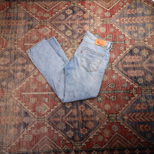 Levi's 511 W34 L28 Slim Fit Blue Denim Jeans