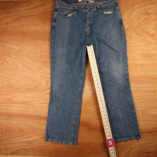 Levi's 159 Red Tab W34 L28 Relaxed Boot Cut Blue Denim Jeans