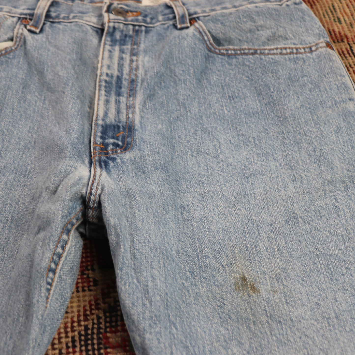 Levi's 505 W32 L33 Straight Leg Regular Fit Blue Denim Jeans