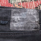 Levi's Red Tab W30 L31 Slim Straight Leg Jeans Black Denim Jeans