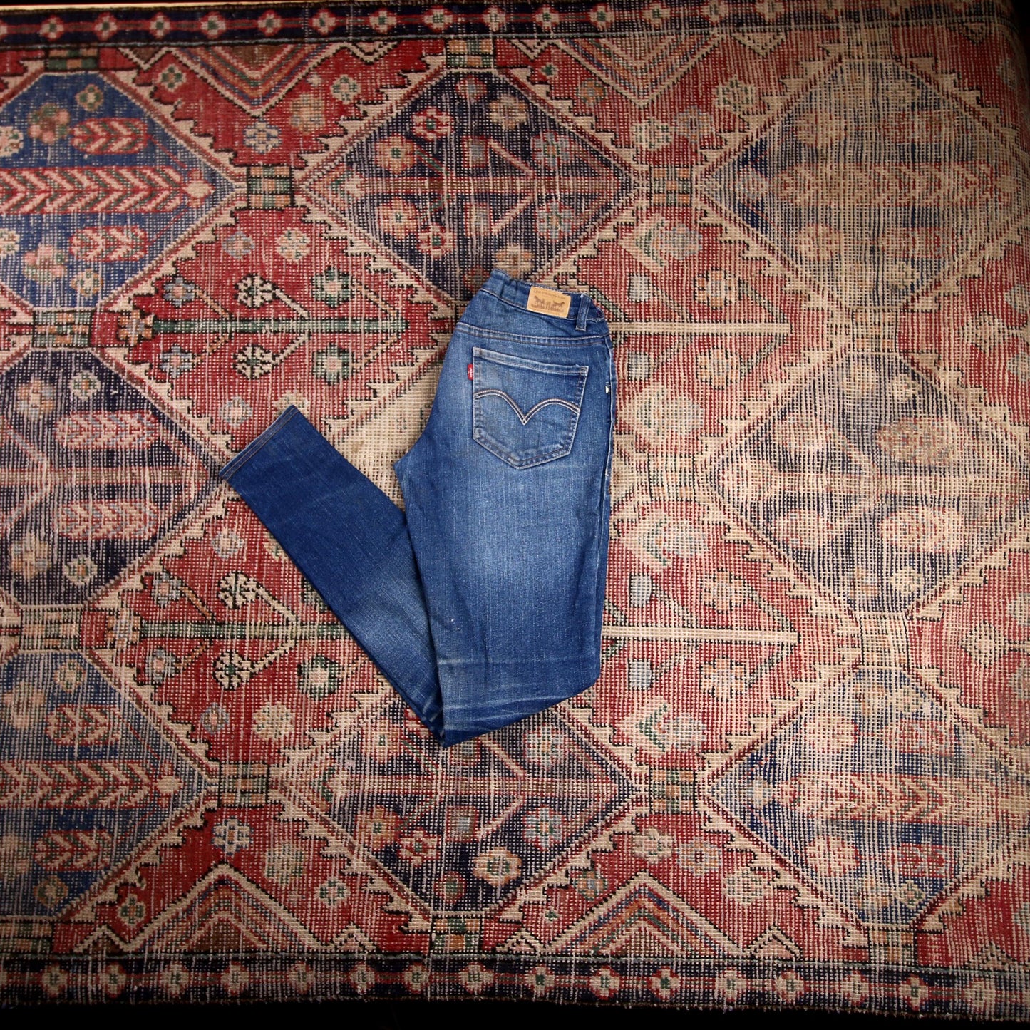 Levi's W28 L30 Skinny Blue Denim Jeans