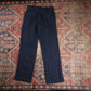 Dickies W30 L29 Straight Leg Blue Cotton Blend Trousers