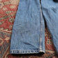 Levi's W34 L30 Straight Leg Relaxed Fit Classic Ripped Style Blue Denim Jeans