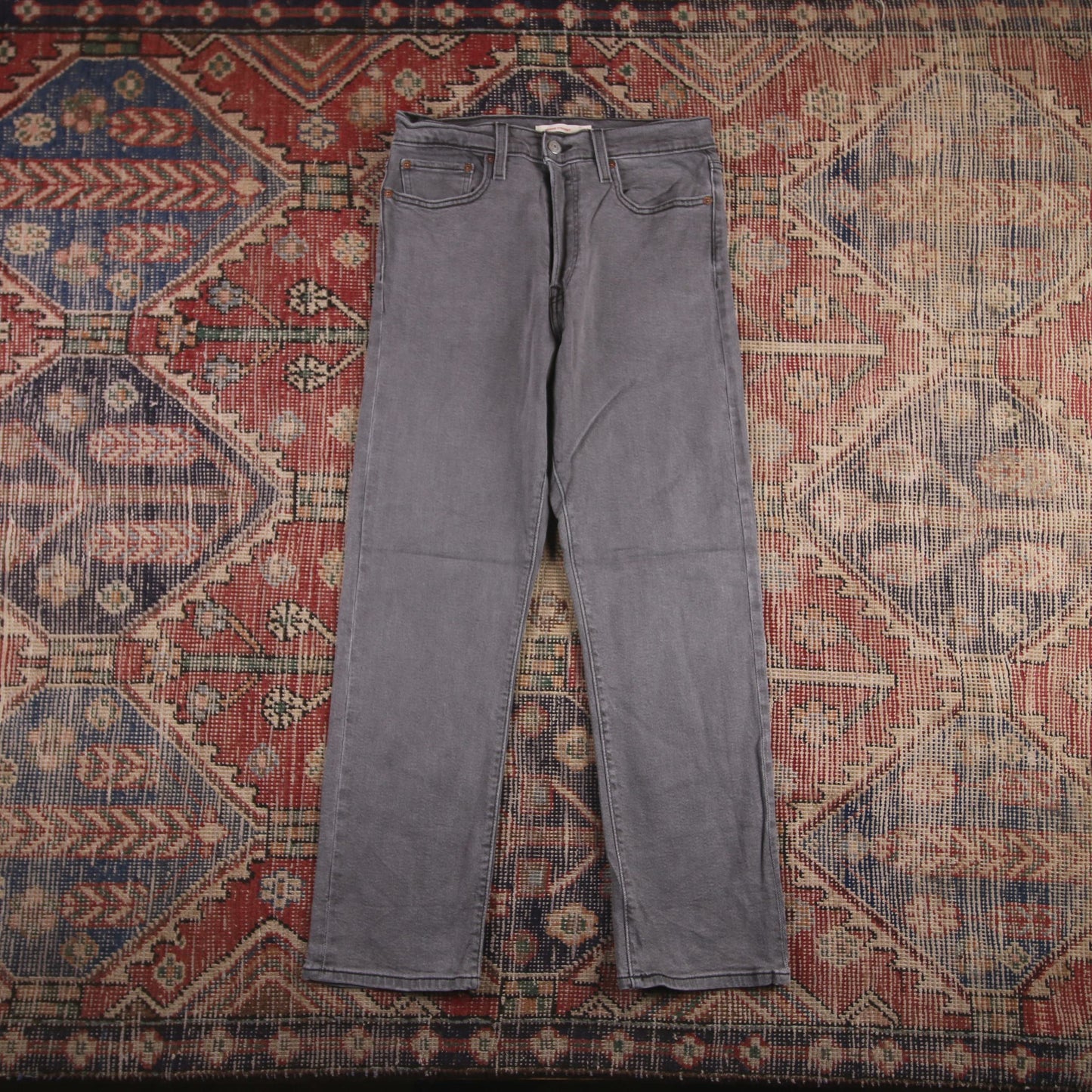 Levi's 501 W30 L26 Original Fit Grey Denim Jeans