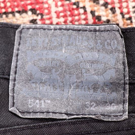 Levi's 511 Red Tab W32 L28 Slim Fit Black Denim Jeans