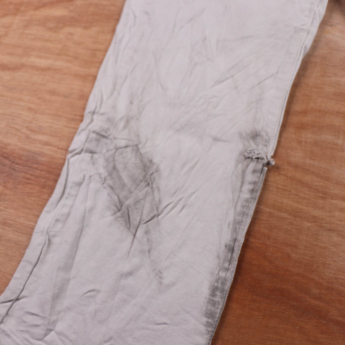 Levi's 505 White Tab W30 L30 Straight Leg Regular Fit Beige Denim Jeans