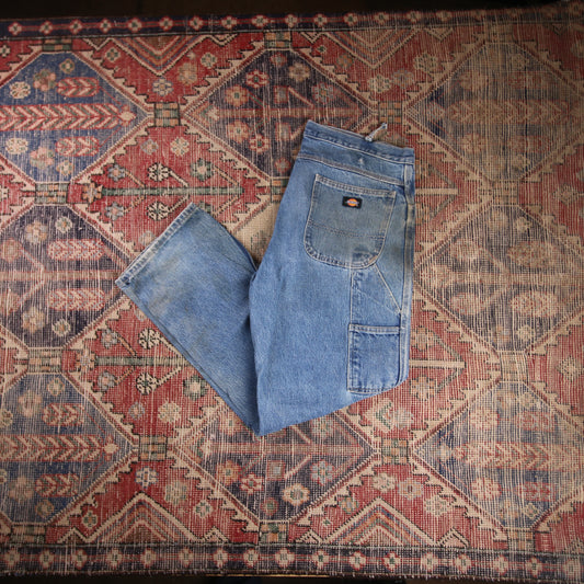 Dickies W38 L31 Carpenter Blue Denim Jeans