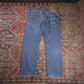 Levi's 505 W36 L28 Straight Leg Regular Fit Blue Denim Jeans