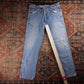 Wrangler W36 L31 Straight Leg Blue Denim Jeans