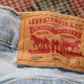 Levi's 502 W24 L26 Tapered Leg Regular Fit Blue Denim Jeans