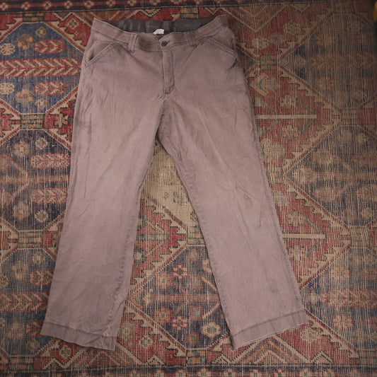 Wrangler W36 L29 Straight Leg Regular Fit Grey Denim Jeans