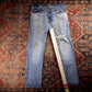 Wrangler W36 L30 Straight Blue Denim Jeans