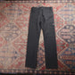 Dickies W28 L29 Skinny Straight Black Cotton Blend Trousers