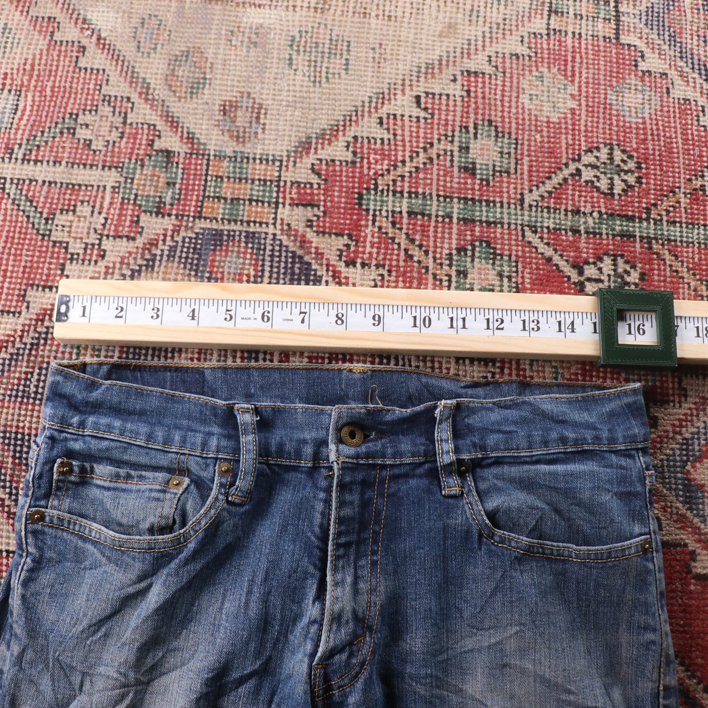 Levi's Red Tab W32 L29 Straight Leg Blue Denim Jeans