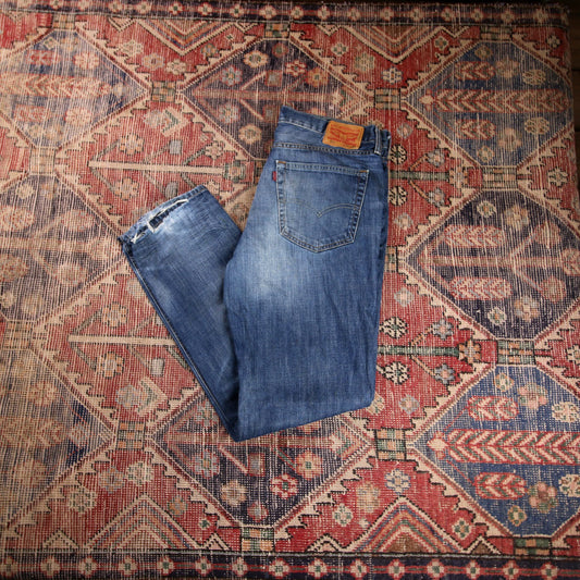 Levi's 541 W36 L32 Tapered Leg Blue Denim Jeans