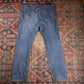 Wrangler W40 L30 Straight Leg Regular Fit Blue Denim Jeans