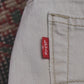 Levi's W28 L29 Flared White Denim Jeans
