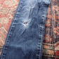 Levi's 197 Red Tab W26 L30 Slim Straight Blue Denim Jeans