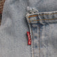 Levi's W34 L30 Straight Leg Regular Fit Classic Ripped Style Blue Denim Jeans