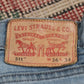 Levi's 511 W34 L32 Slim Fit Classic Ripped Style Blue Denim Jeans