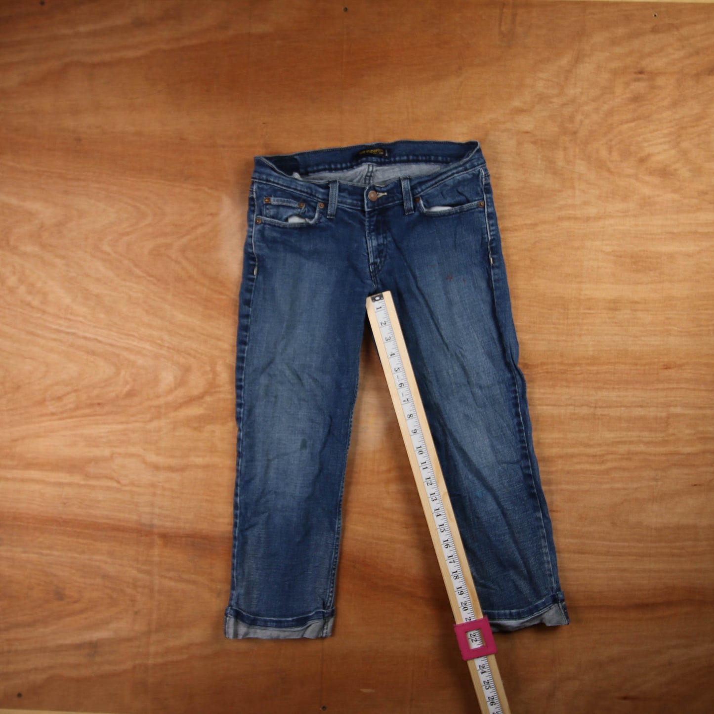 Levi's 711 Red Tab W30 L22 Slim Blue Denim Jeans