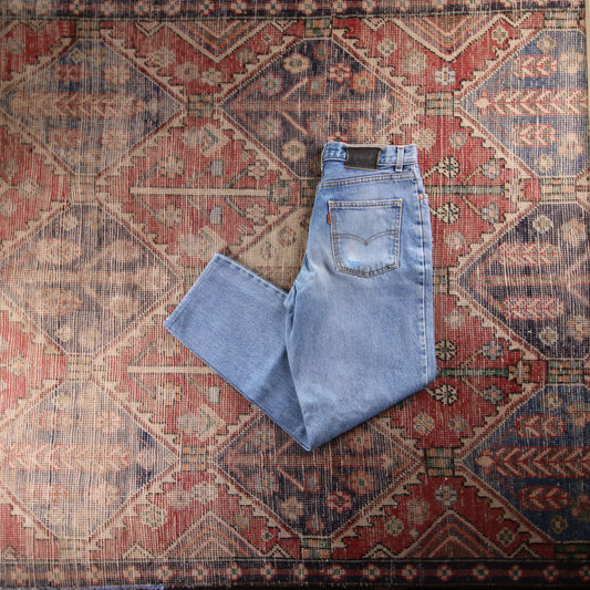 Levi's 501 Orange Tab W30 L28 Original Fit Blue Denim Jeans