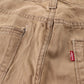 Levi's 514 Red Tab W32 L29 Straight Leg Beige Denim Jeans
