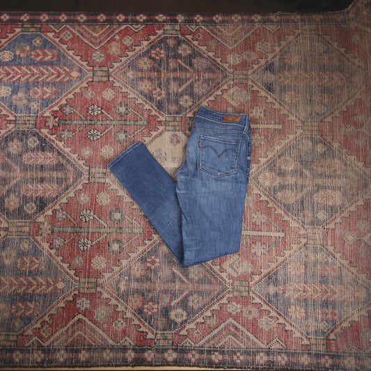 Levi's W30 L29 Skinny Blue Denim Jeans