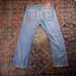 Levi's 506 W34 L26 Straight Leg Blue Denim Jeans