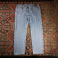 Wrangler W40 L30 Straight Leg Relaxed Fit Blue Denim Jeans