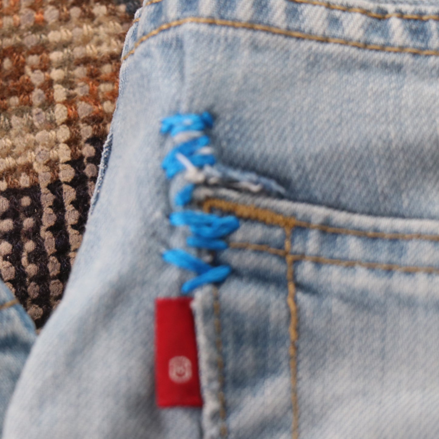 Levi's 559 W36 L31 Straight Leg Relaxed Fit Blue Denim Jeans