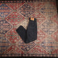Levi's W22 L25 Tapered Leg Relaxed Fit Black Denim Jeans