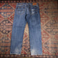 Levi's W38 L31 Straight Leg Relaxed Fit Blue Denim Jeans