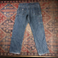 Lee W36 L32 Carpenter Classic Ripped Style Blue Denim Jeans