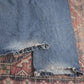 Lee W34 L30 Bootcut Relaxed Fit Classic Ripped Style Blue Denim Jeans