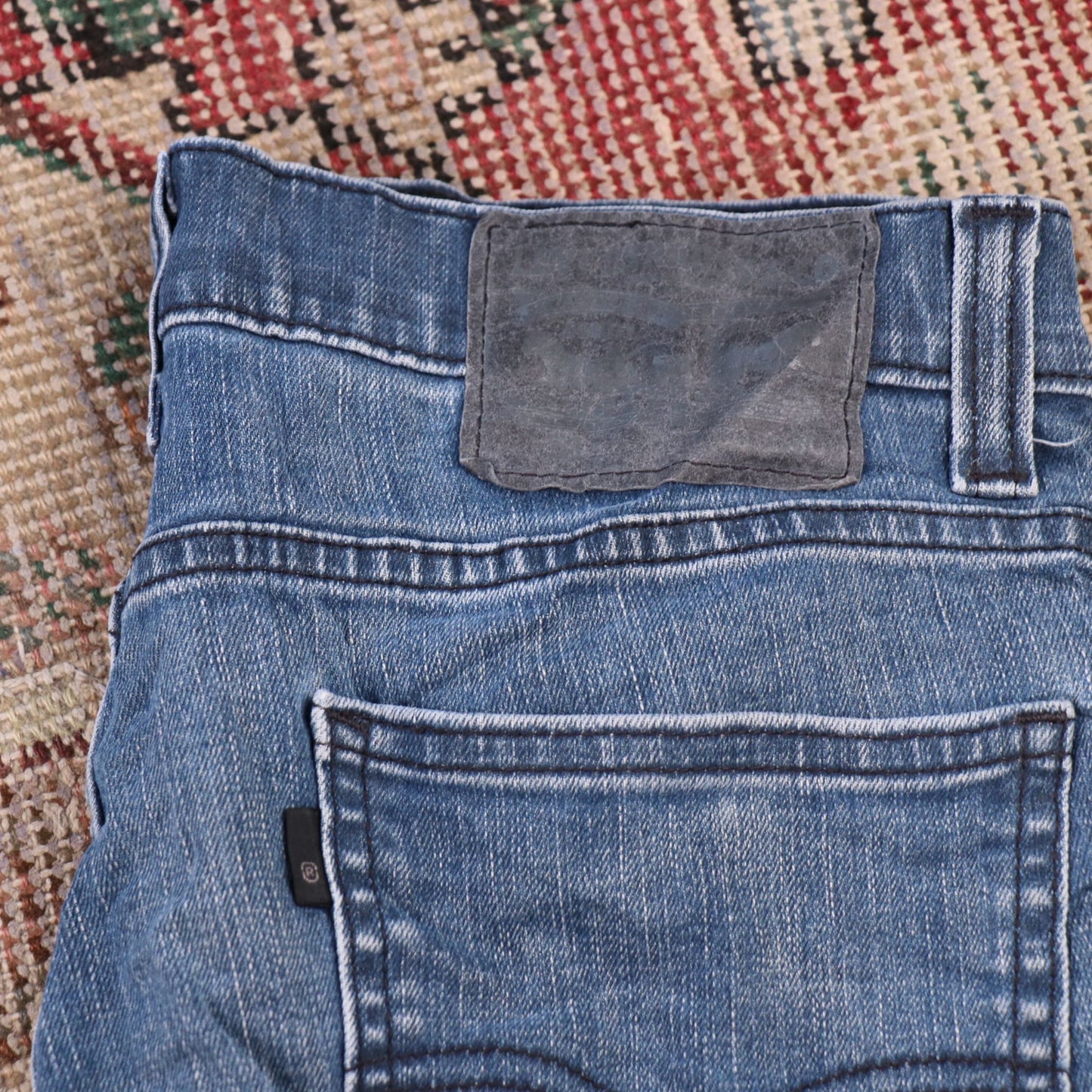 Levi's W28 L27 Straight Leg Blue Denim Jeans