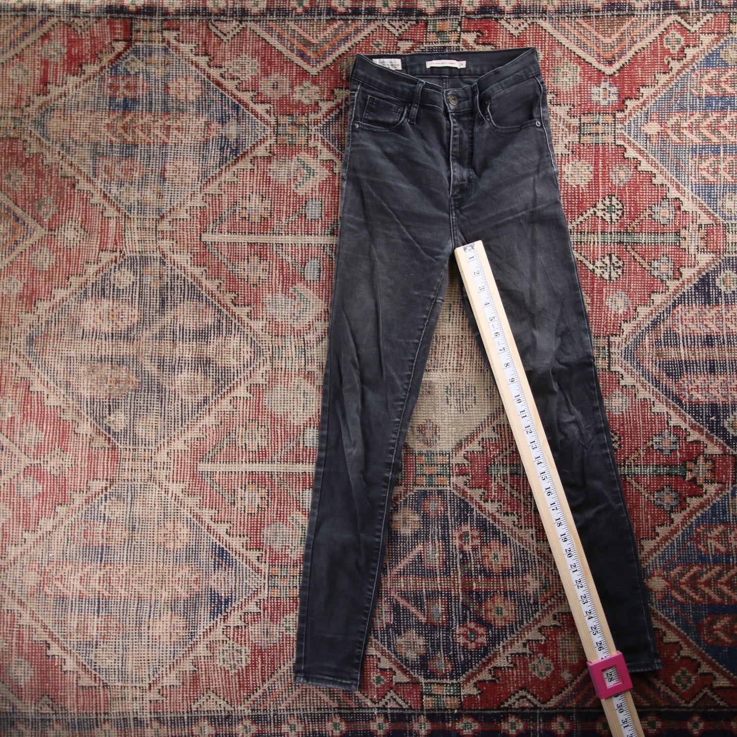 Levi's W32 L28 Skinny Grey Denim Jeans