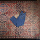 Lee W28 L24 Straight Leg Blue Denim Jeans