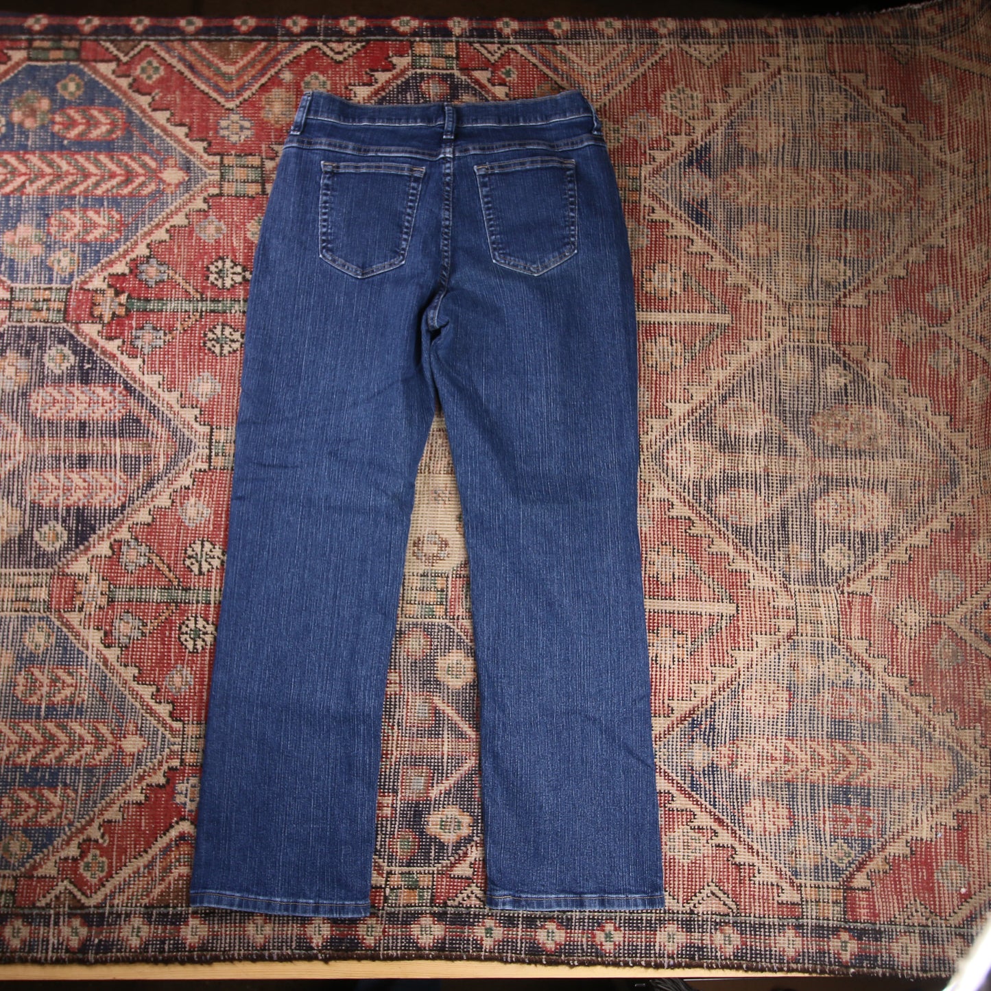Lee W32 L28 Straight Leg Blue Denim Jeans