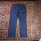 Lee W32 L28 Straight Leg Blue Denim Jeans