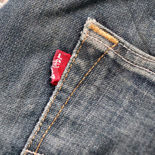 Levi's 501 W38 L32 Original Fit Blue Denim Jeans