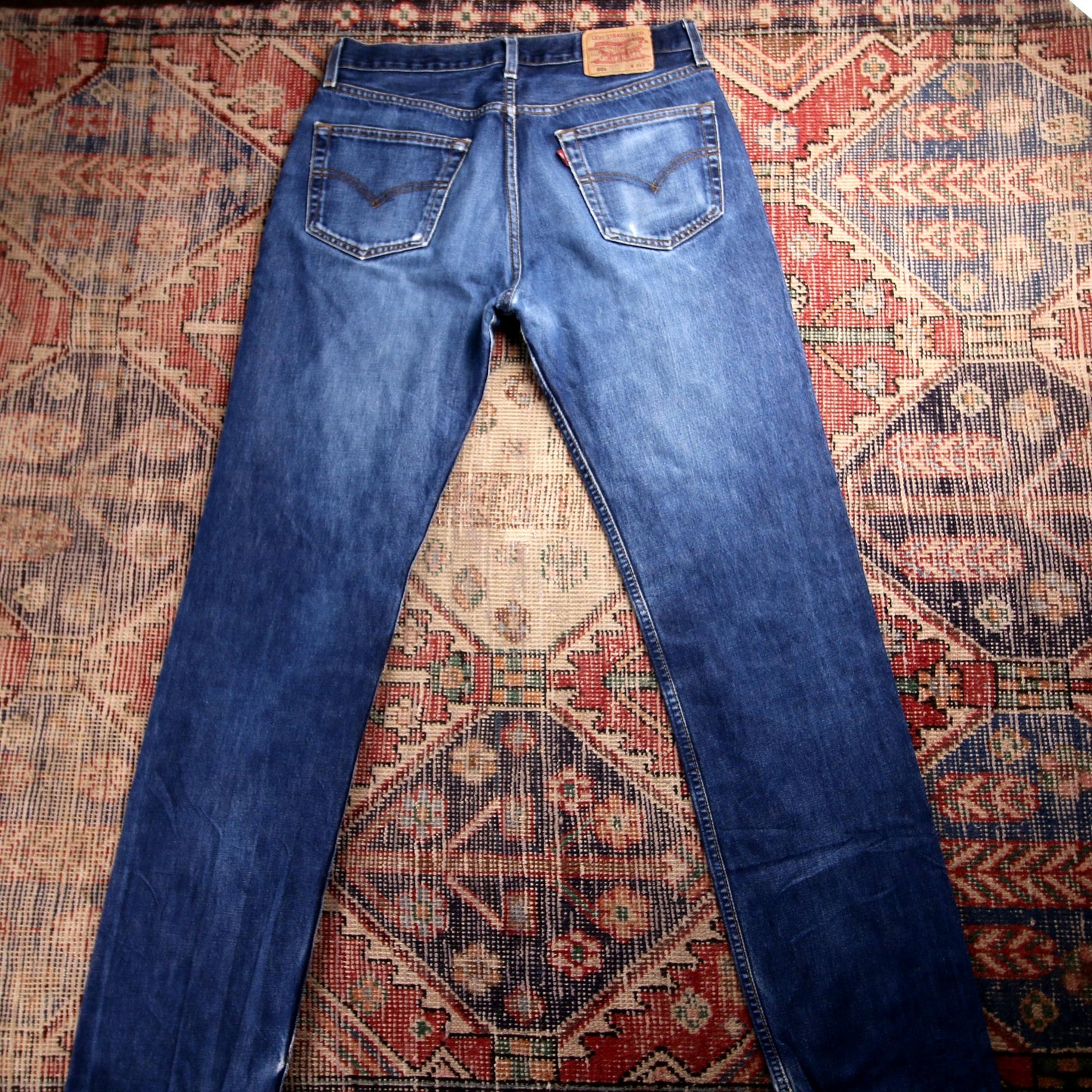 Levi's 501 W32 L33 Original Fit Blue Denim Jeans