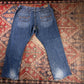 Wrangler W42 L29 Straight Leg Relaxed Fit Blue Denim Jeans