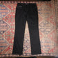 Levi's 585 W34 L34 Flared Black Denim Jeans