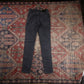 Levi's 311 Capital E W24 L28 Skinny Black Denim Jeans