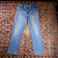 Lee W36 L30 Straight Leg Relaxed Fit Blue Denim Jeans